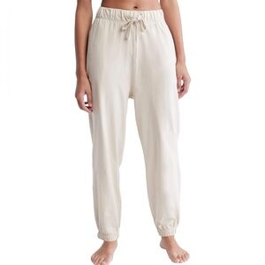 Calvin Klein White Joggers Sz M